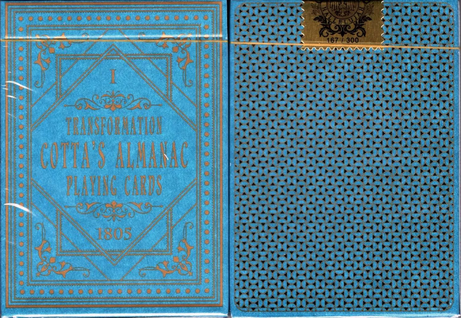 Cotta's Almanac #1 Gilded Playing Cards USPCC