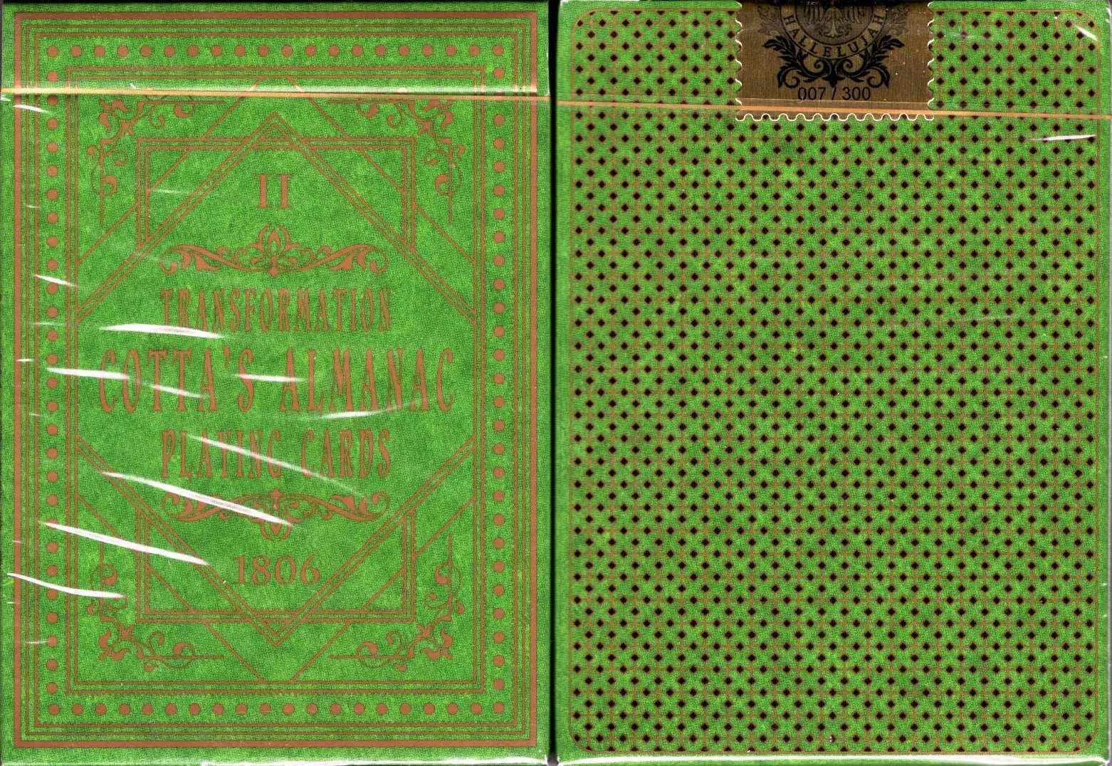 Cotta's Almanac #2 Gilded Playing Cards USPCC