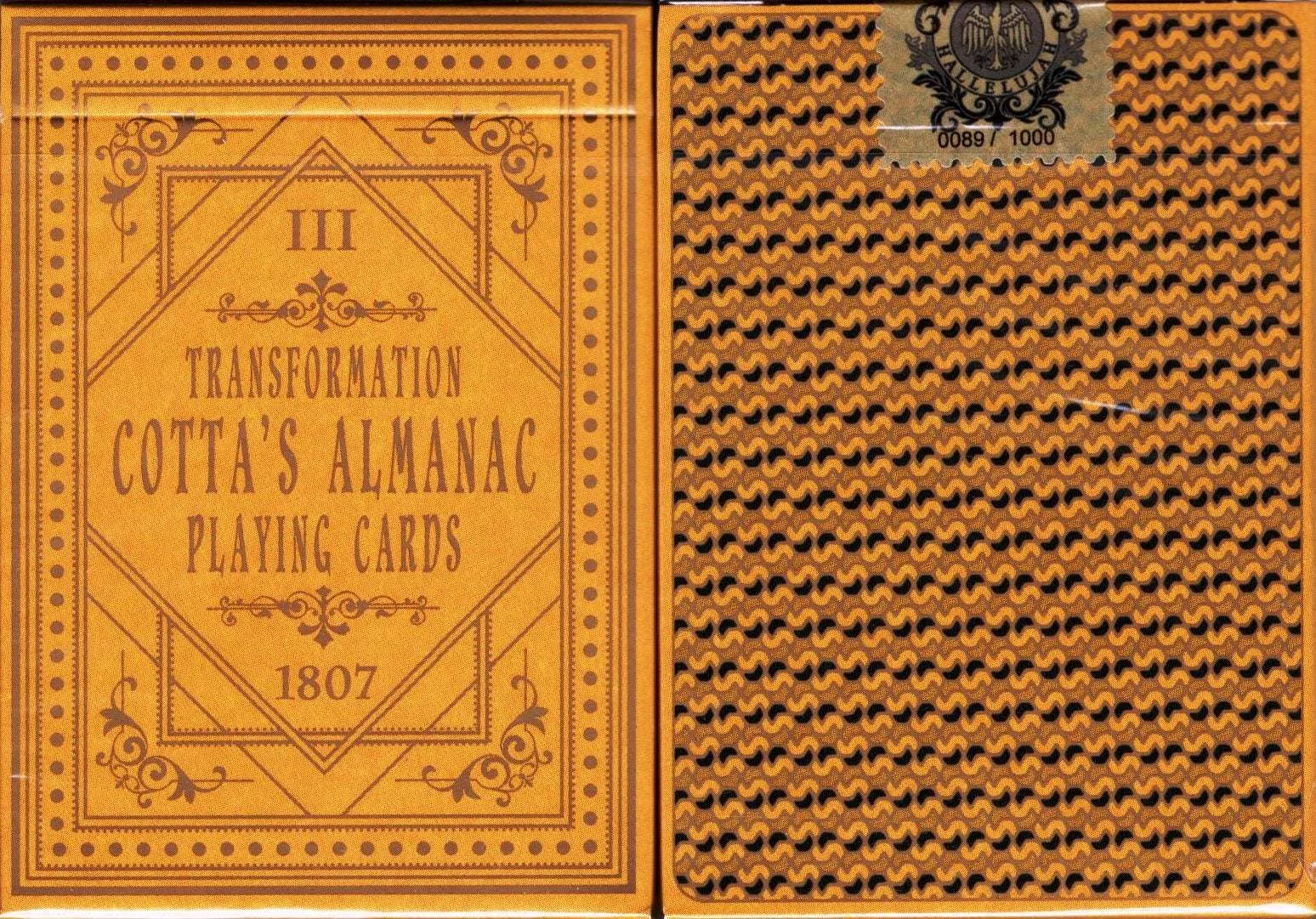 Cotta's Almanac #3 Limited Playing Cards USPCC
