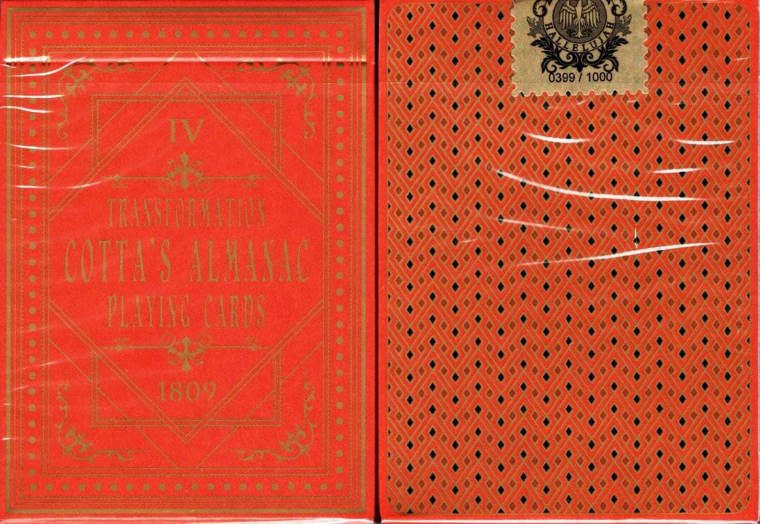 Cotta's Almanac #4 Limited Playing Cards USPCC
