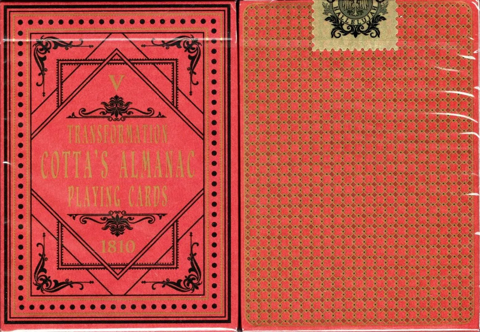 Cotta's Almanac #5 Reproduction Playing Cards USPCC