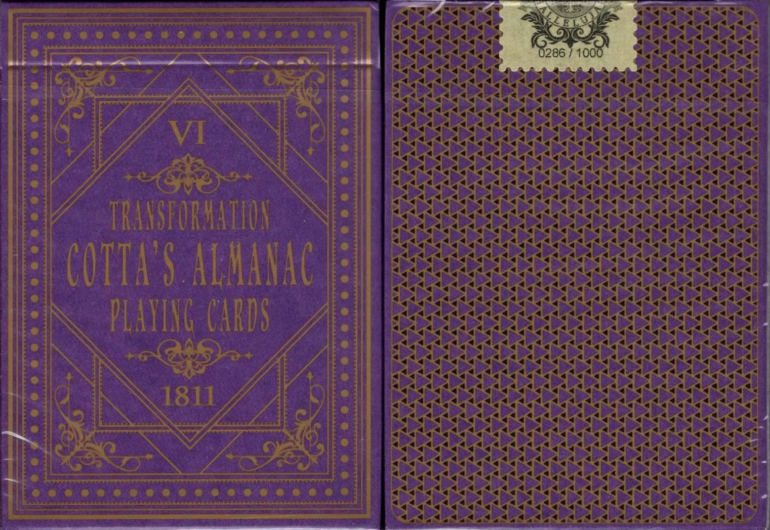 Cotta's Almanac #6 Limited Playing Cards USPCC