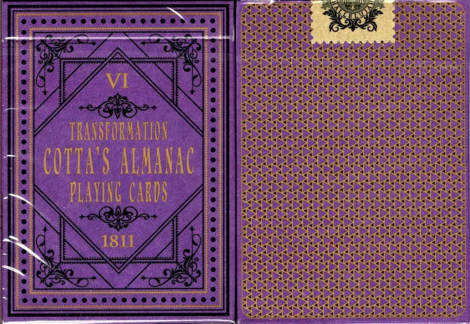 Cotta's Almanac #6 Reproduction Playing Cards USPCC