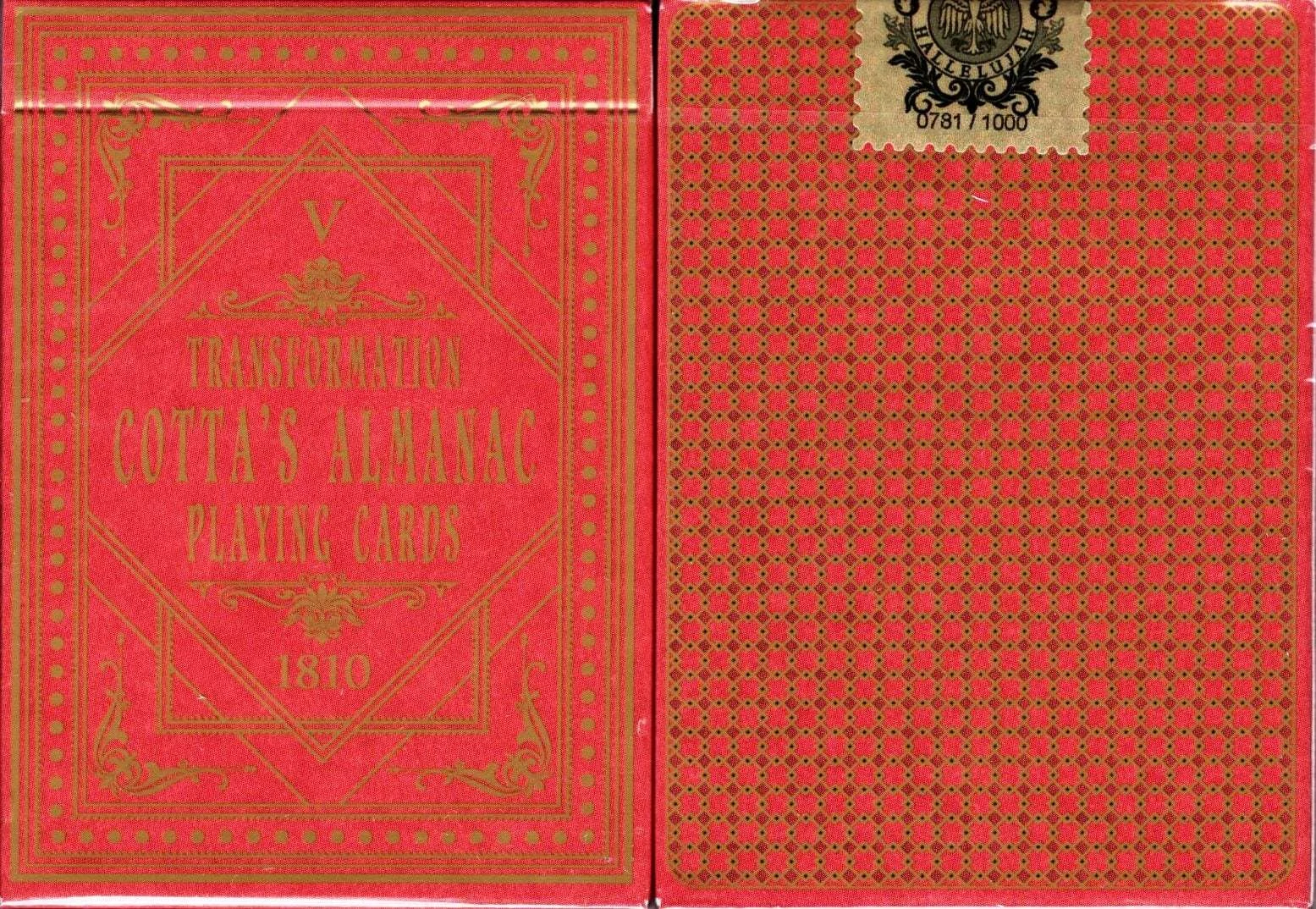 Cotta's Almanac #5 Limited Playing Cards USPCC