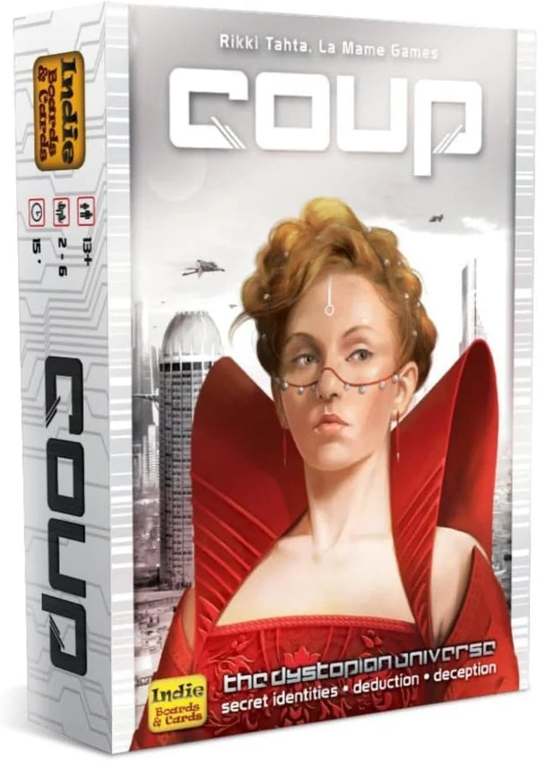 Coup - The Fast, Fun Bluffing Party Game for 2-6 Players