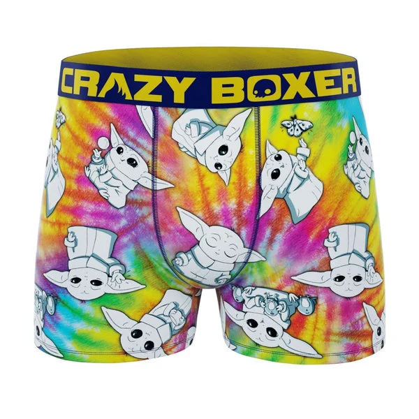 Crazy Boxers Star Wars The Child Tye Dye Boxer Briefs Large (36-38)