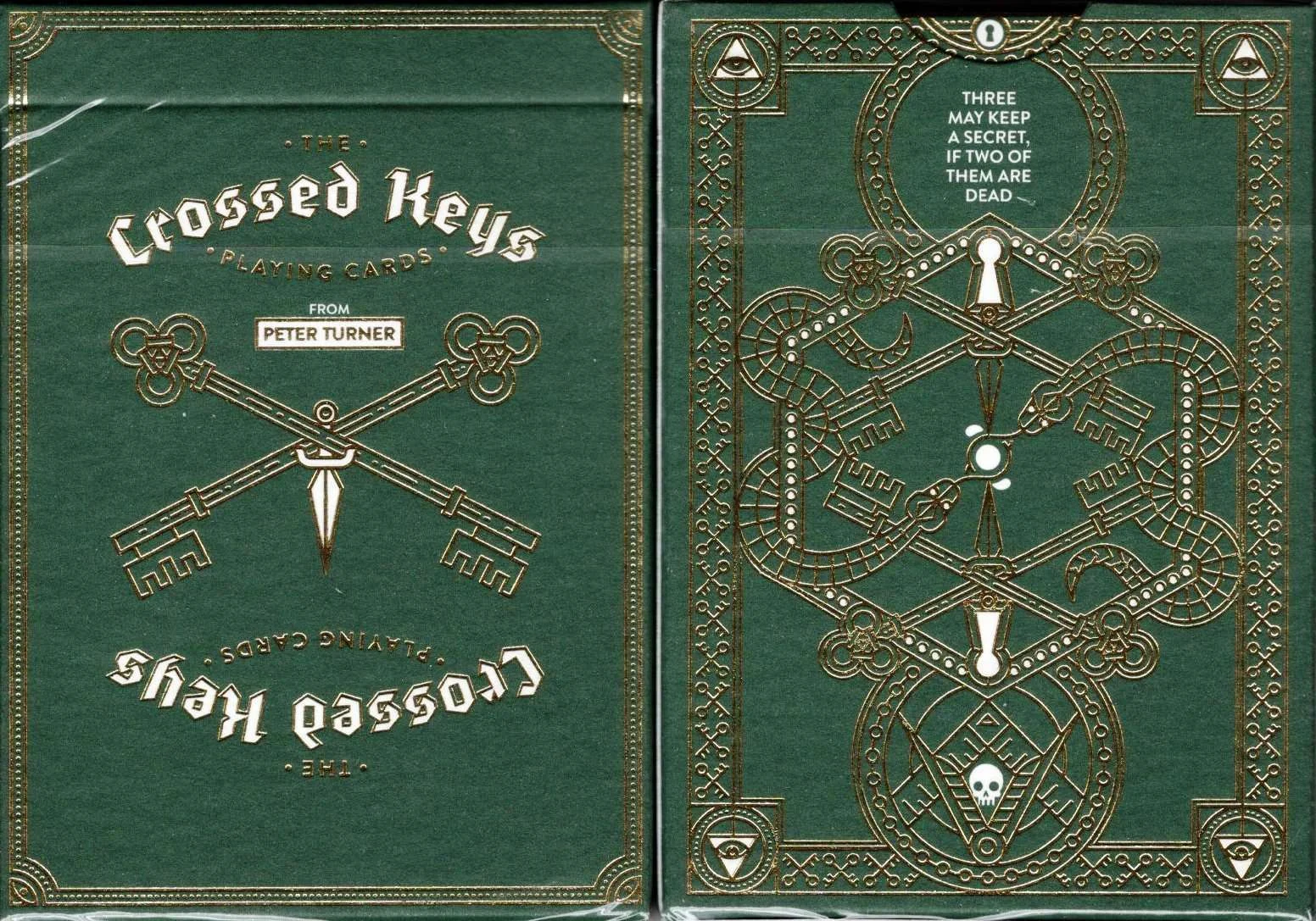 Crossed Keys Marked Playing Cards Cartamundi
