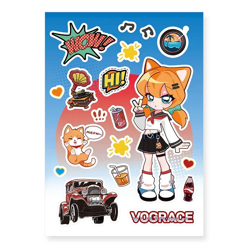 Custom Kiss Cut Stickers Sheets