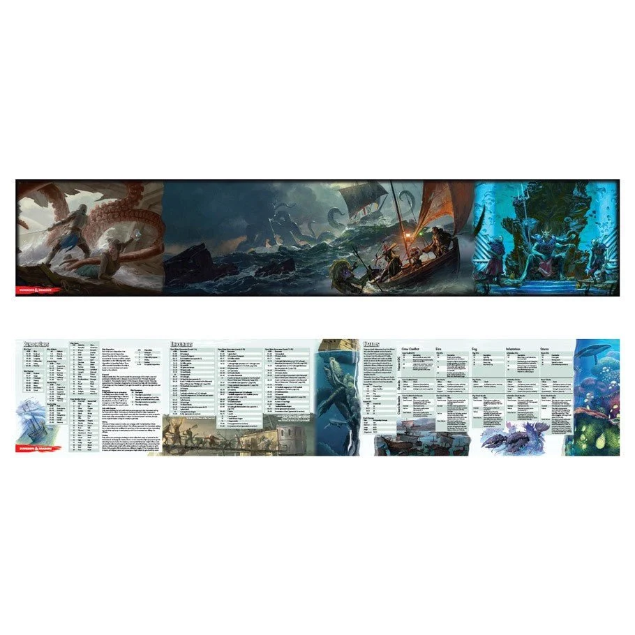 D&D 5th Ed: Of Ships & The Sea DM Screen