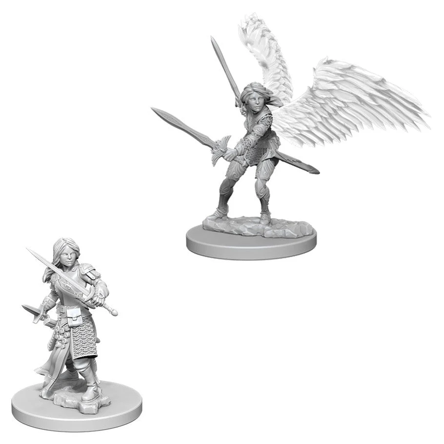 D&D Nolzur's Miniatures:Aasimar Female Paladin