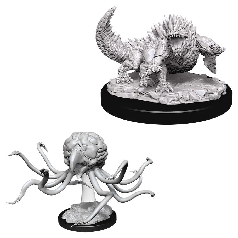 D&D Nolzur's Miniatures: Basilisk and Grell