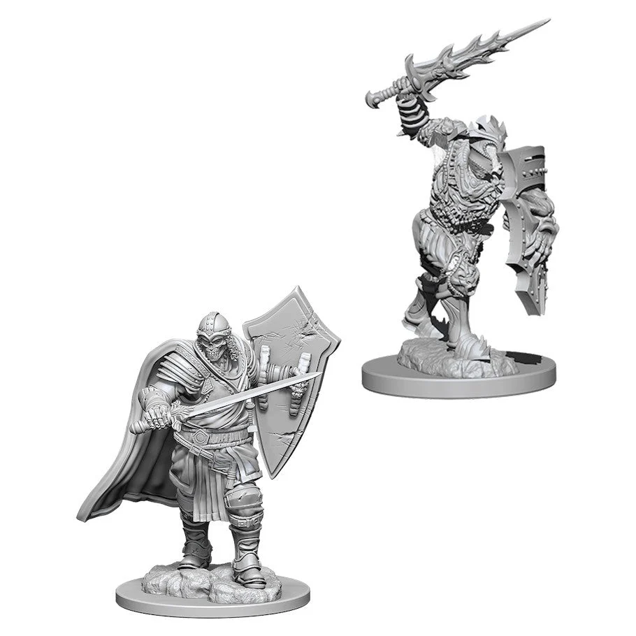 D&D Nolzur's Miniatures:Death Knight & Helmed Horror