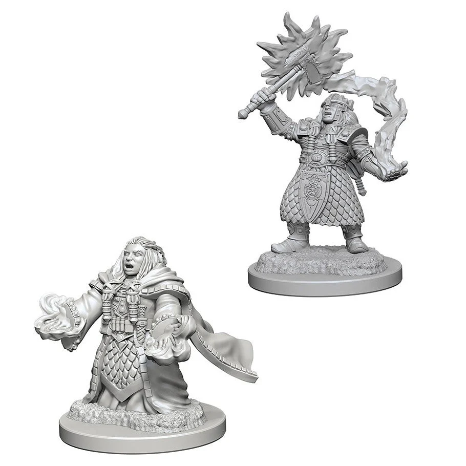 D&D Nolzur's Miniatures: Dwarf Female Cleric