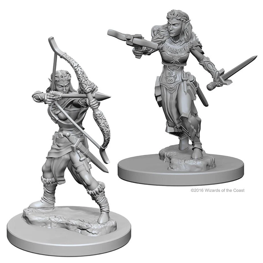 D&D Nolzur's Miniatures:Elf Female Ranger