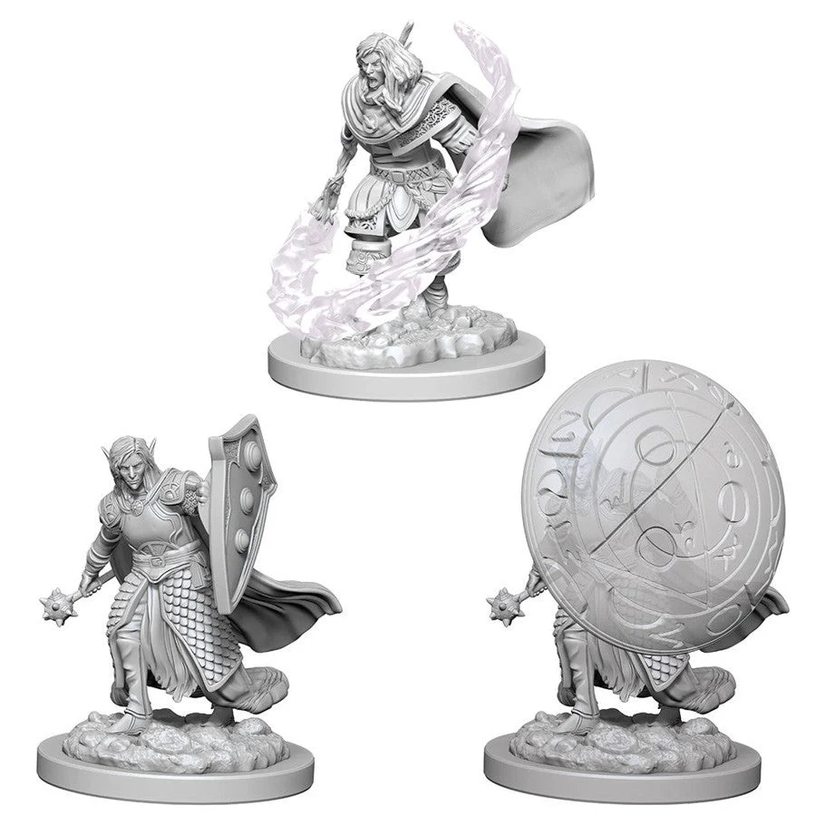 D&D Nolzur's Miniatures: Elf Male Cleric