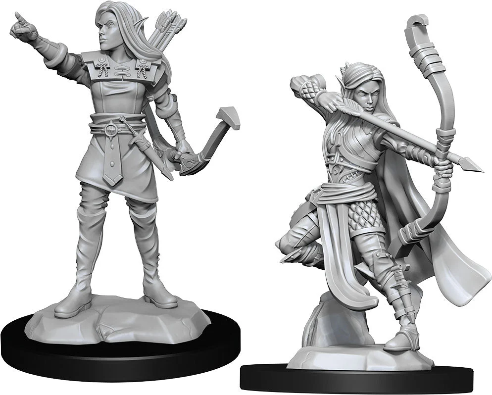 D&D Nolzur's Miniatures: Elf Ranger Female (W13)