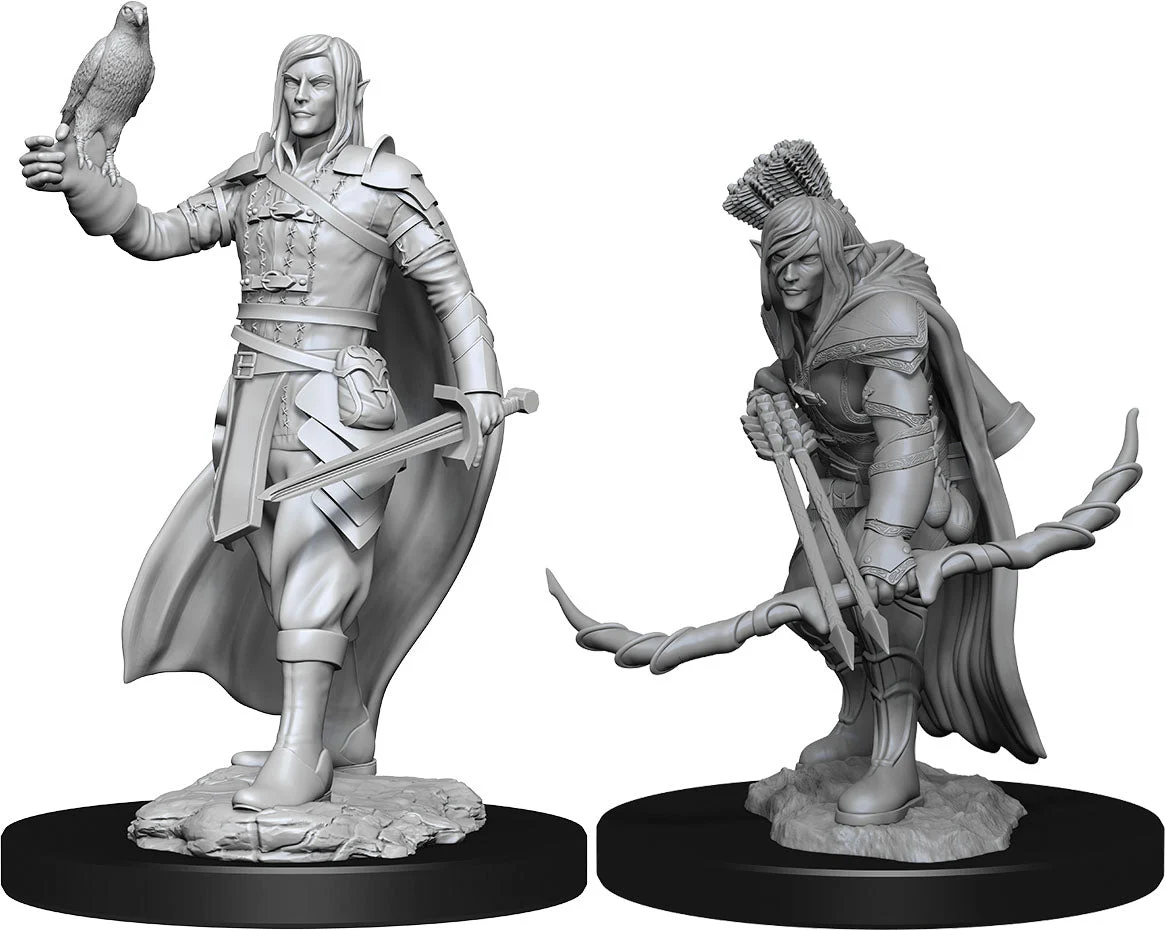 D&D Nolzur's Miniatures: Elf Ranger Male (W13)
