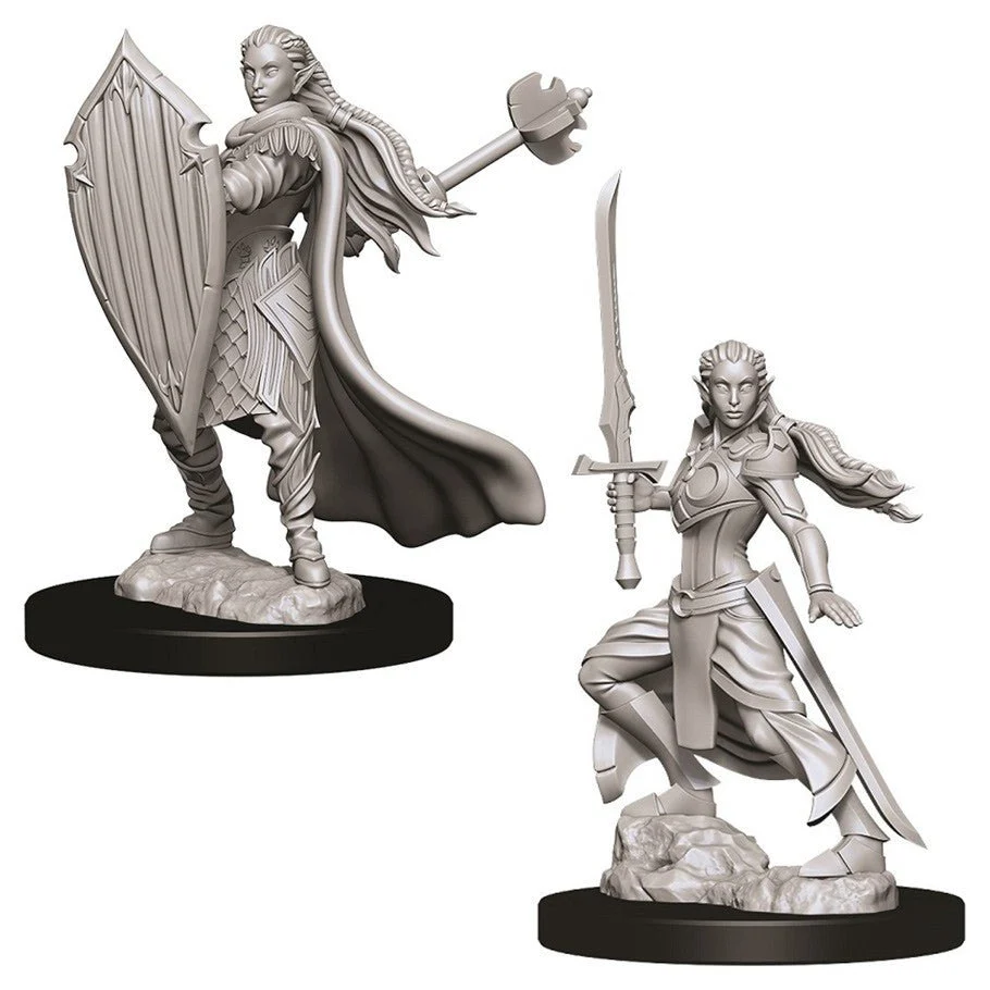 D&D Nolzur's Miniatures: Female Elf Paladin