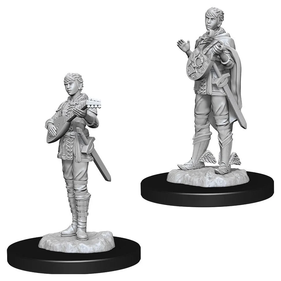 D&D Nolzur's Miniatures:Female Half-Elf Bard