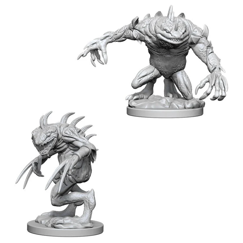 D&D Nolzur's Miniatures: Grey Slaad & Death Slaad