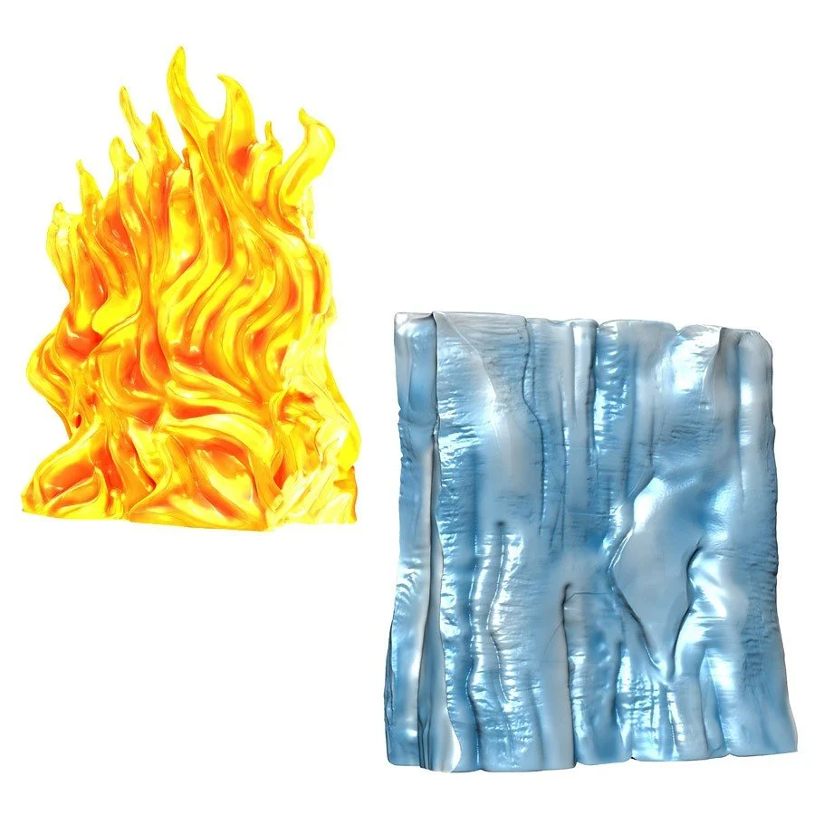 D&D Spell Effects: Wall of Fire / Wall of Ice