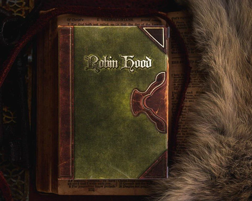 Damaged - Signed Robin Hood Playing Cards