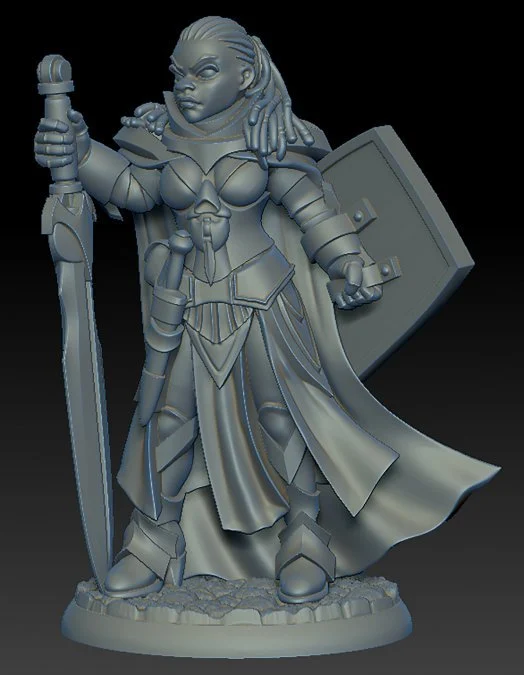 Dark Heaven Legends - Jada Twinsuns, Female Paladin