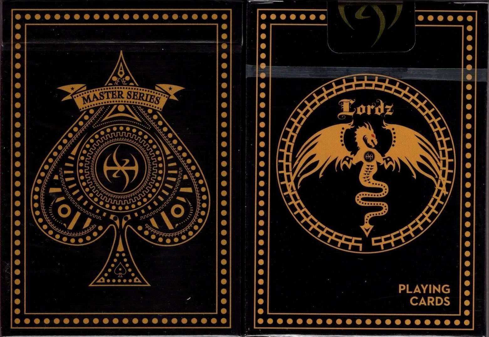 Dark Lordz Black Playing Cards USPCC