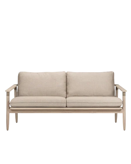 David Teak Lounge Sofa 2-Seater Available in 18 Colors