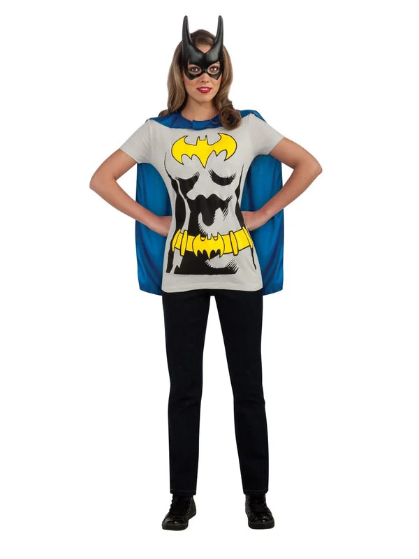 DC Comics Batgirl T-Shirt with Cape and Mask