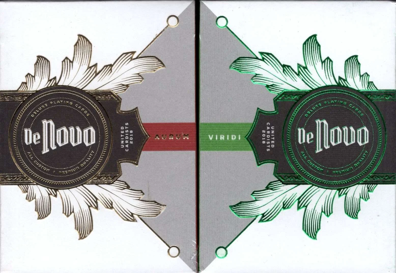 De Novo Playing Cards 2 Deck Set OPC