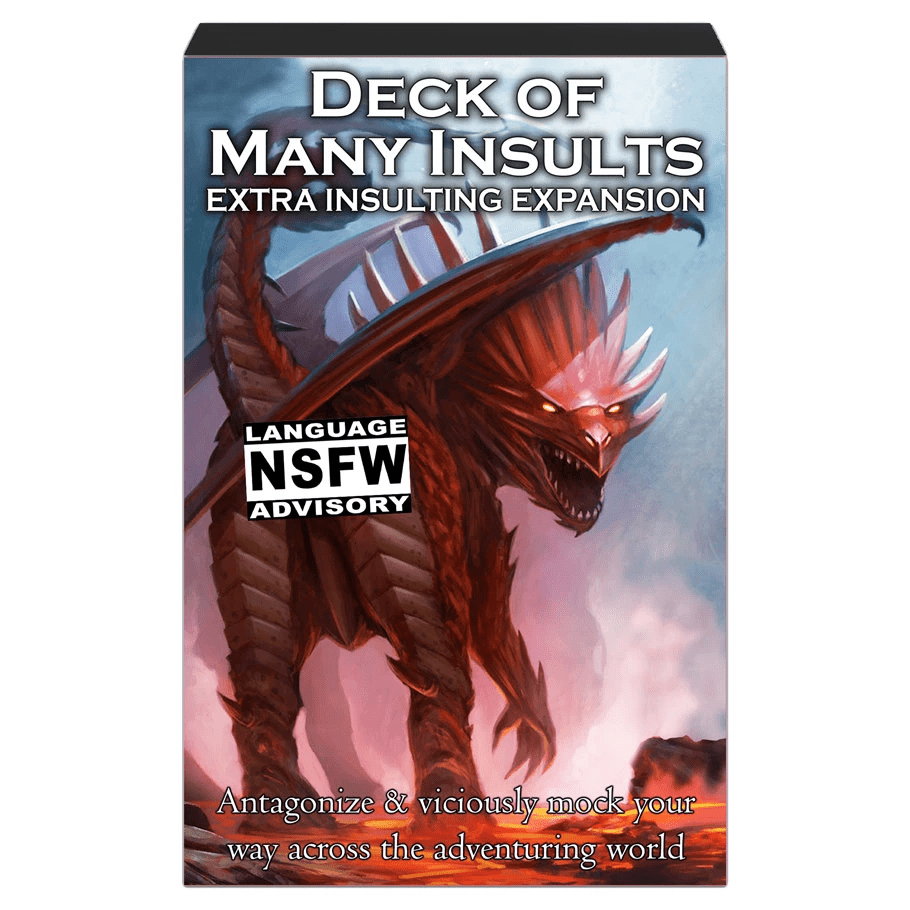 Deck of Many Insults: Extra Insulting Expansion