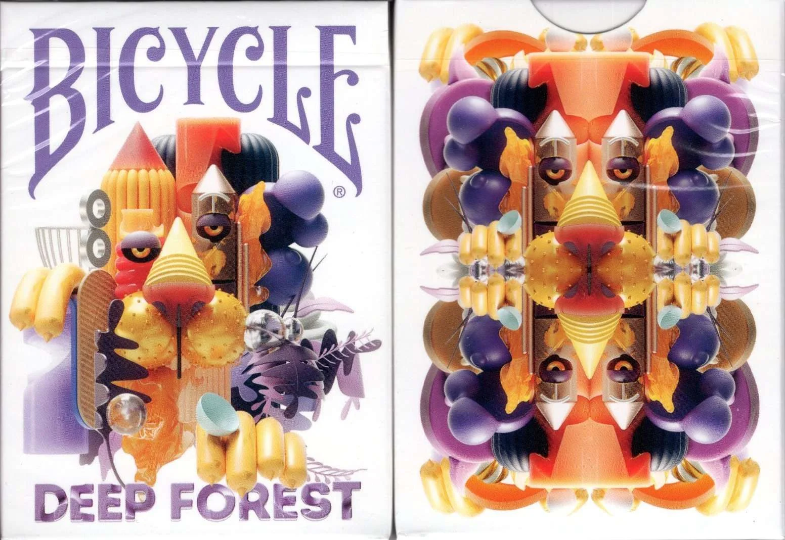 Deep Forest Bicycle Playing Cards