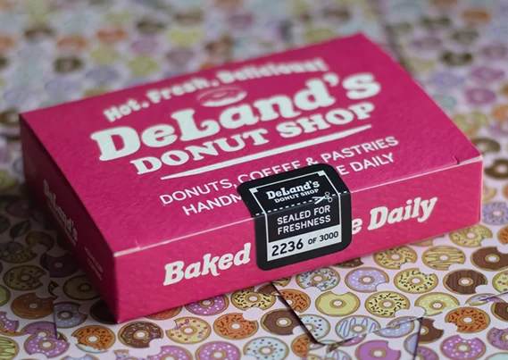 DeLand's Donut Shop Marked Playing Cards