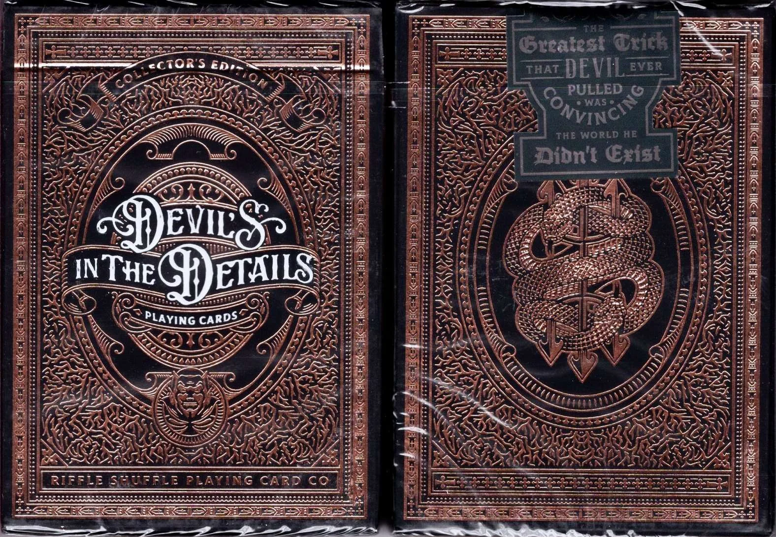 Devil's In The Details Rose Gold Playing Cards TPCC