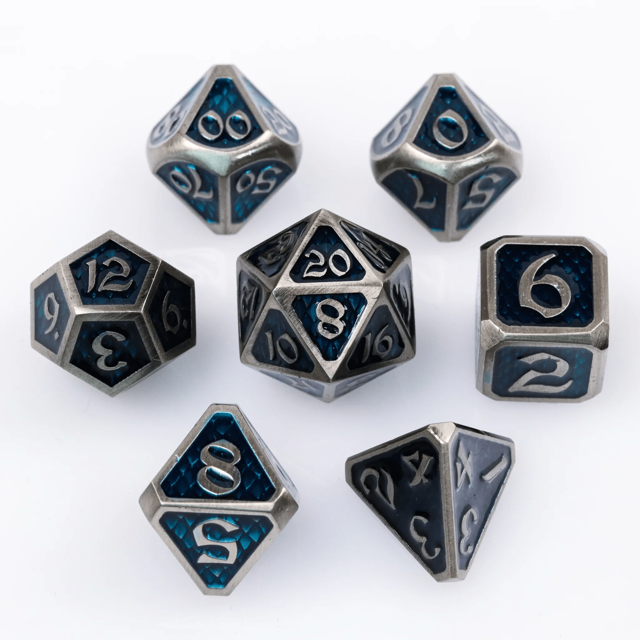 DHD 7 Piece RPG Set Drakona Gemtooth Batholain