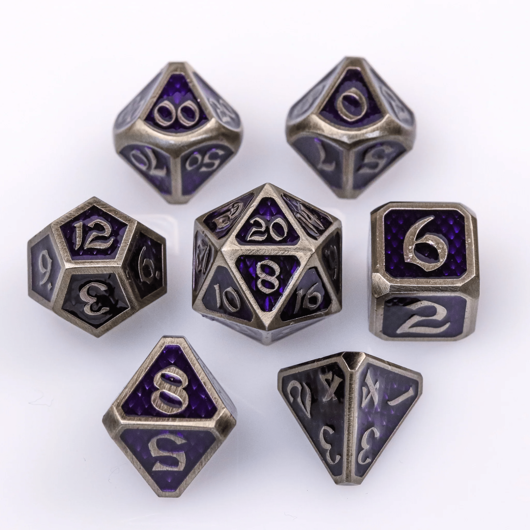 DHD 7 Piece RPG Set Drakona Gemtooth Edohain