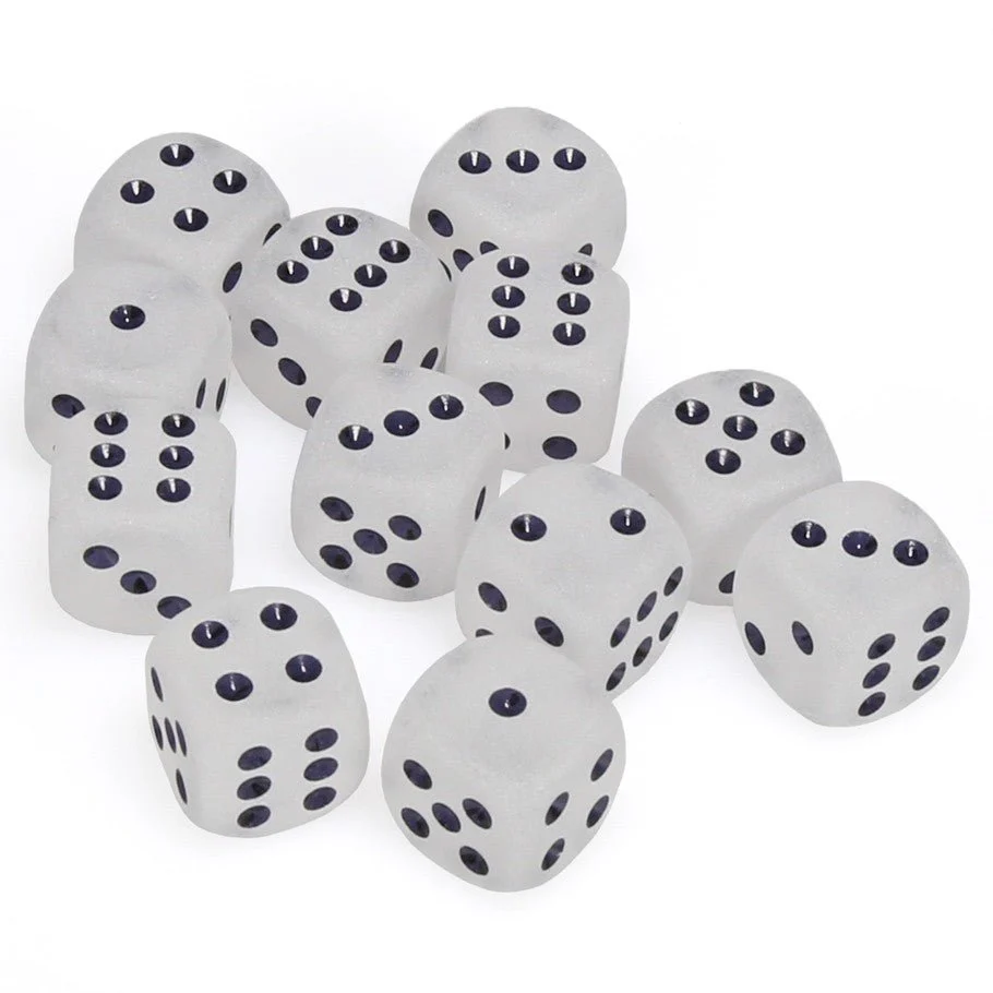 Dice D6 16MM Frosted: