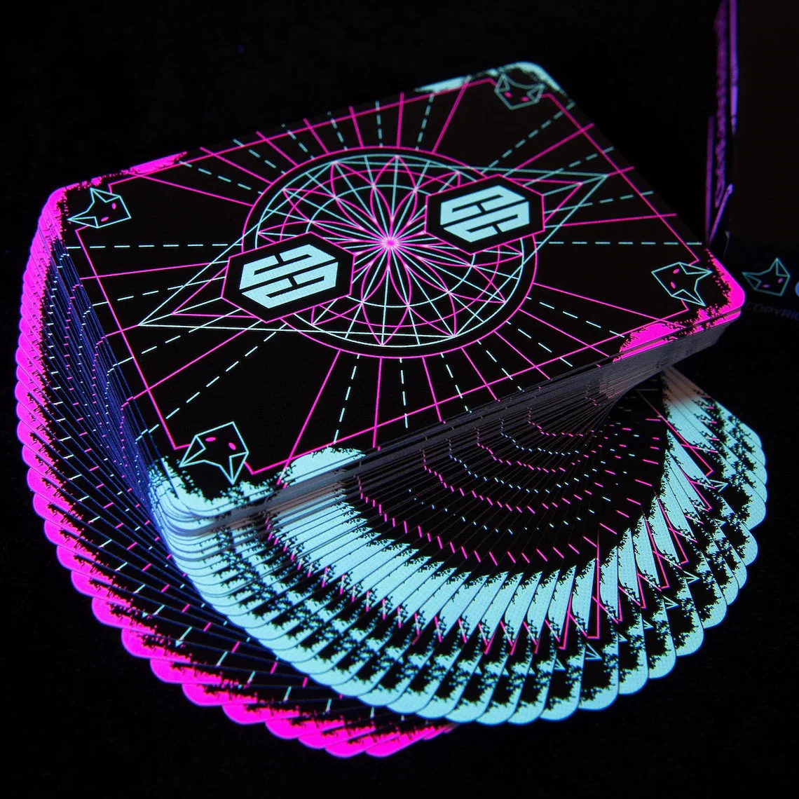 Dinged - Glow Playing Cards by Chris Cards