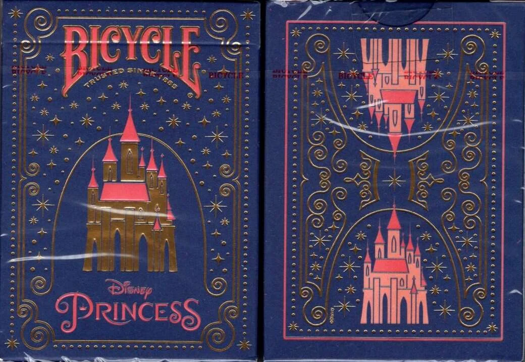 Disney Princess Inspired Navy Bicycle Playing Cards