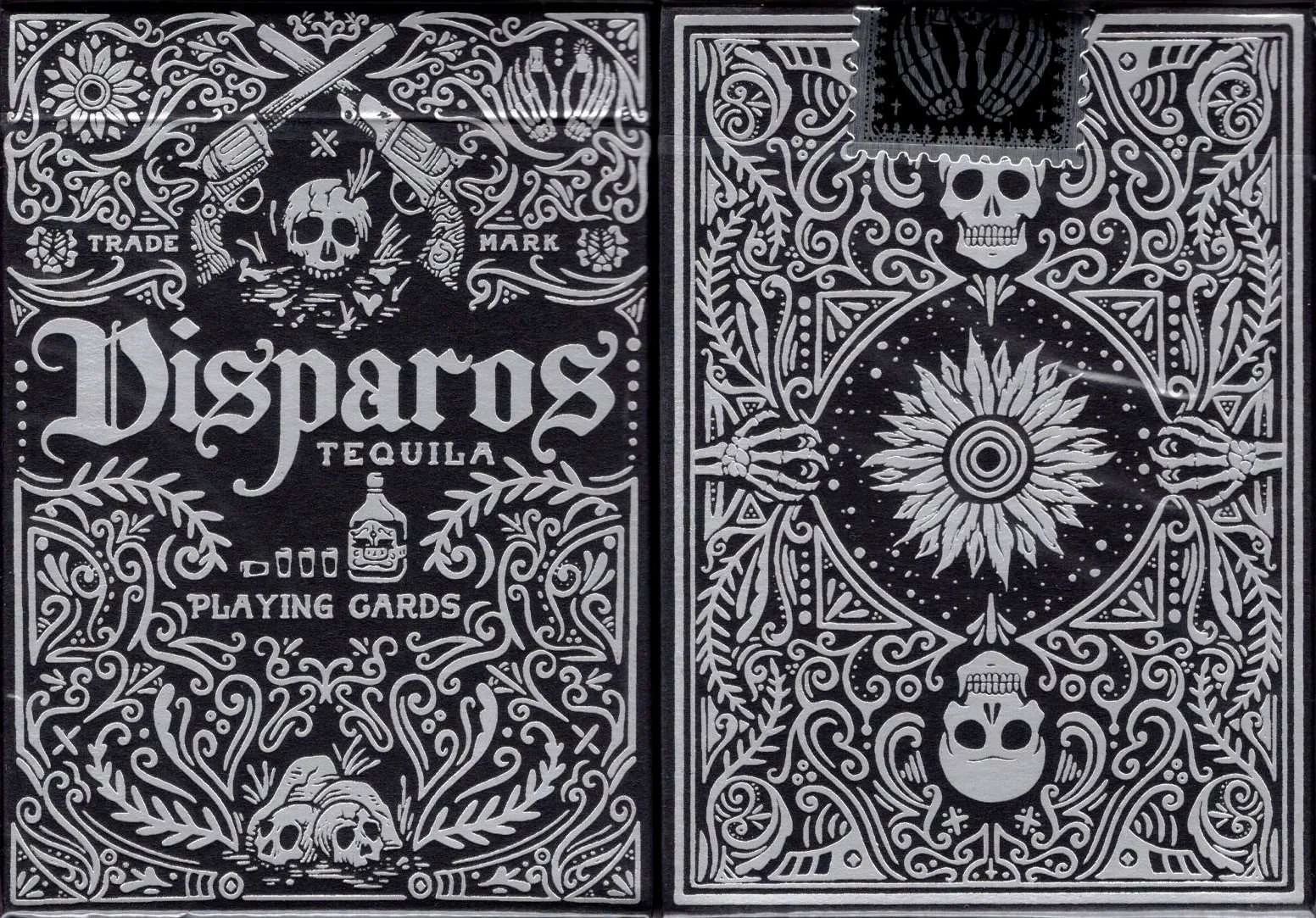 Disparos Tequila Black Playing Cards USPCC