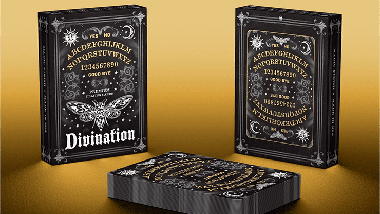 Divination Black Playing Cards by Midnight Cards LPCC