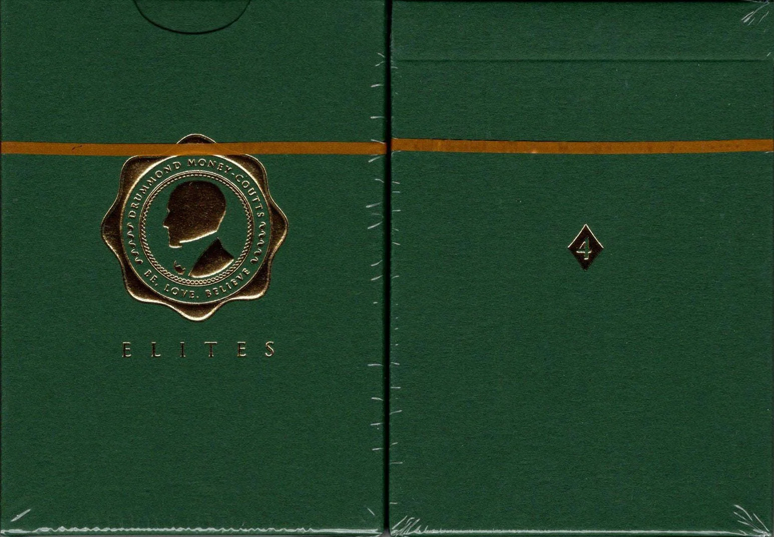 DMC Elites v4 Forest Green Marked Playing Cards