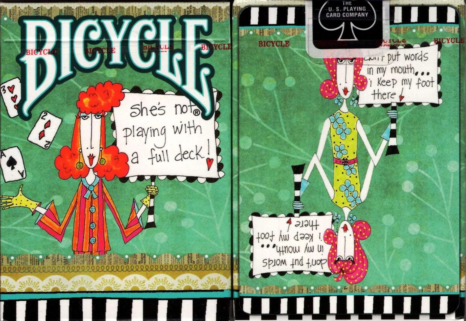 Dolly Mama Bicycle Playing Cards
