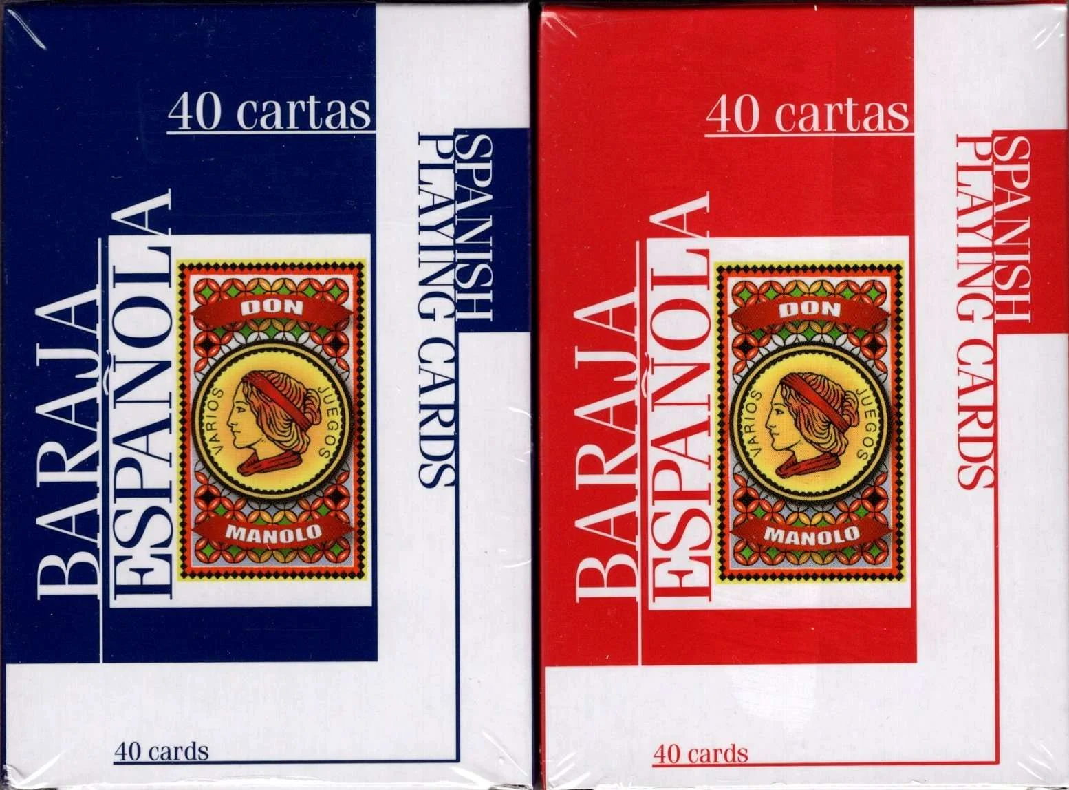 Don Manolo Spanish Suite Playing Cards USPCC - 2 Deck Set