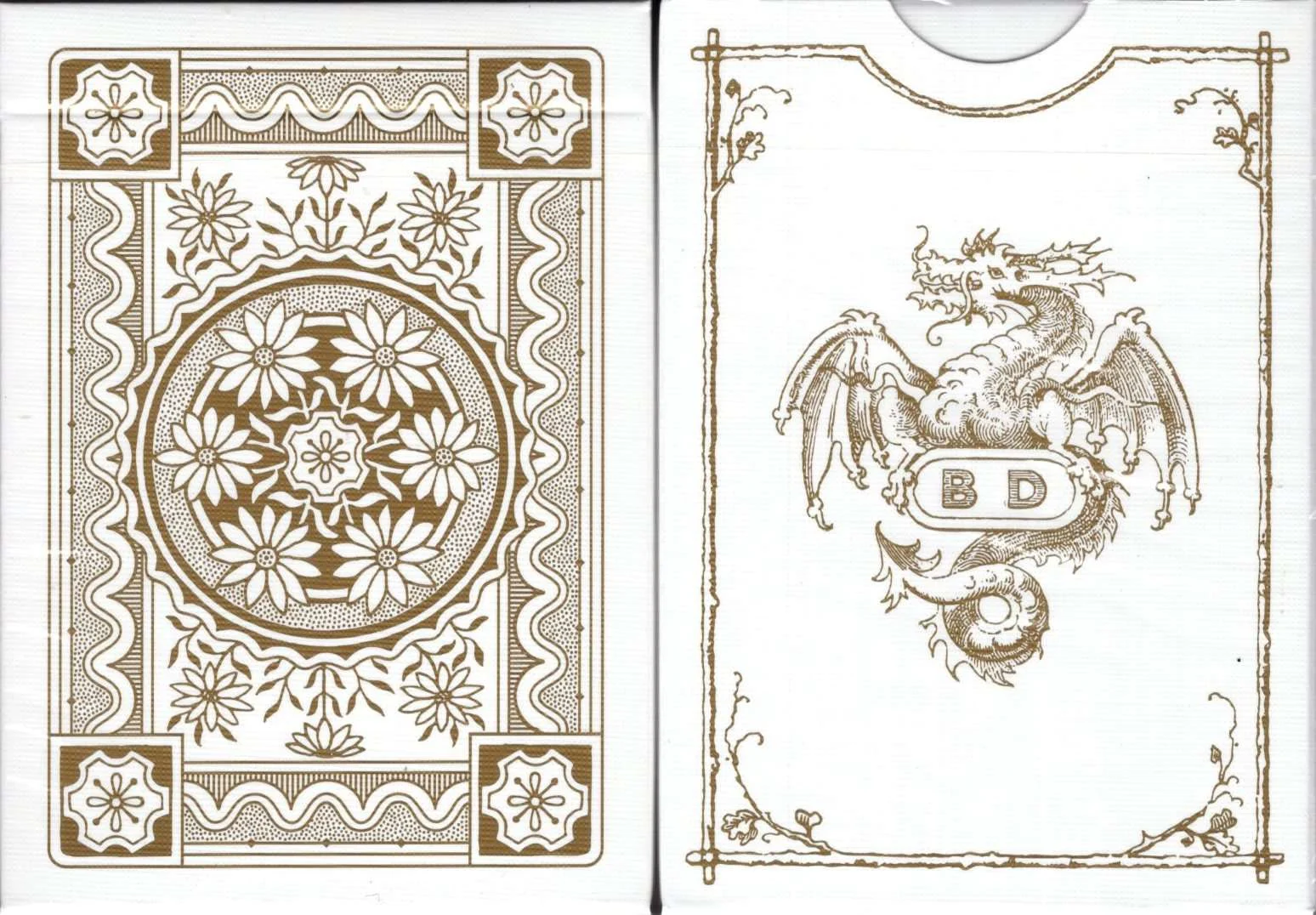 Dondorf White Gold Playing Cards USPCC