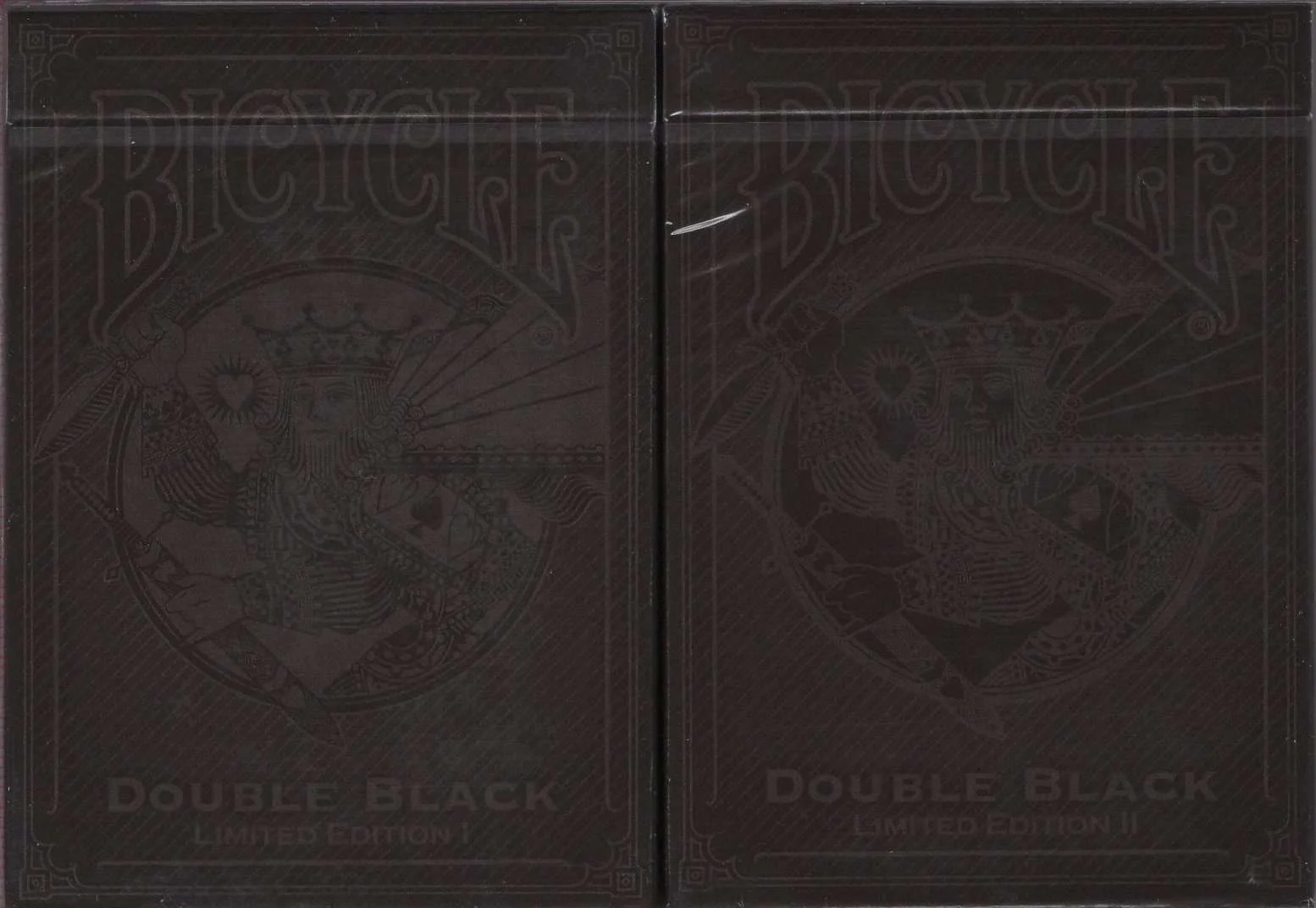 Double Black Bicycle Playing Cards