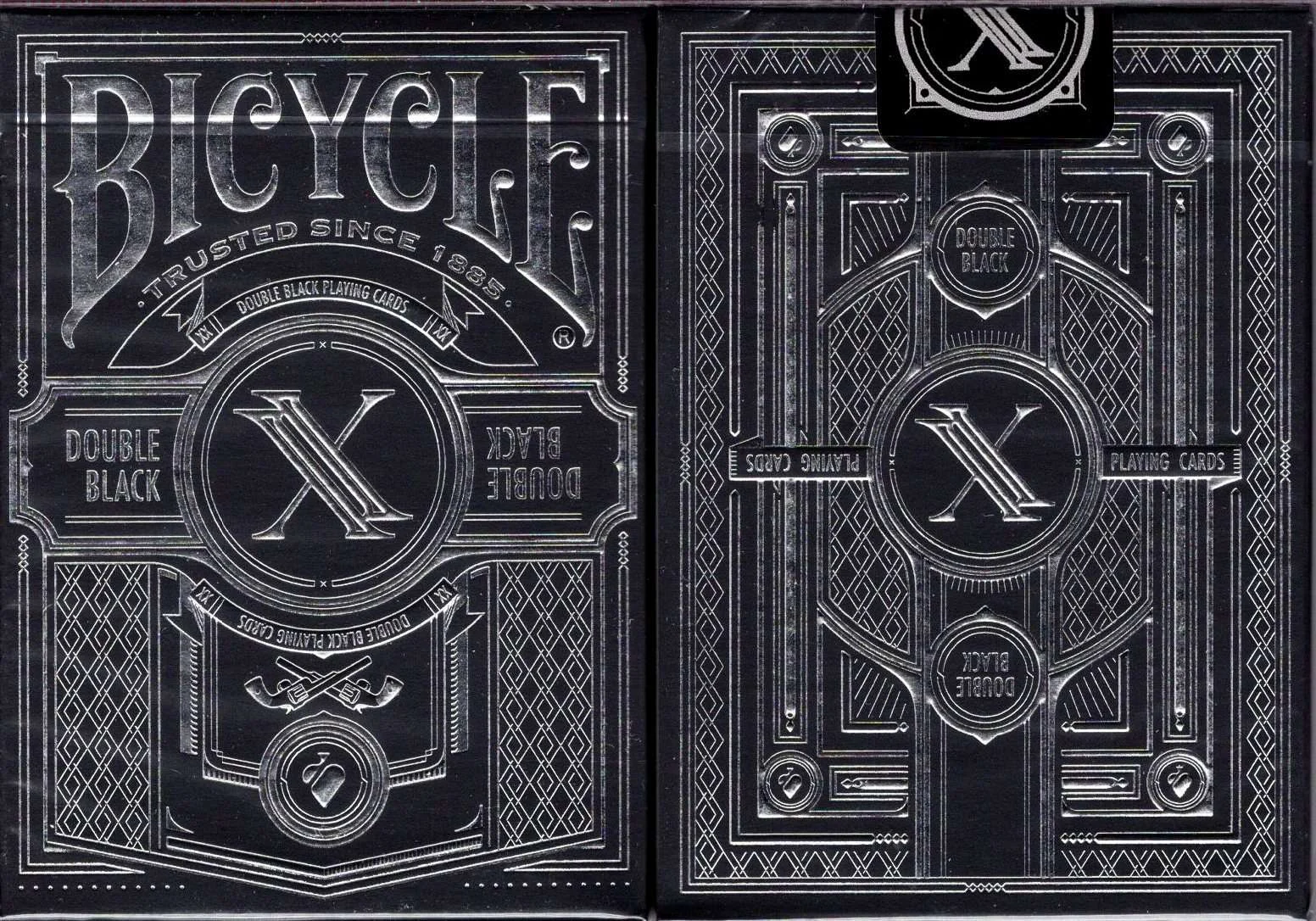 Double Black Classic Bicycle Playing Cards