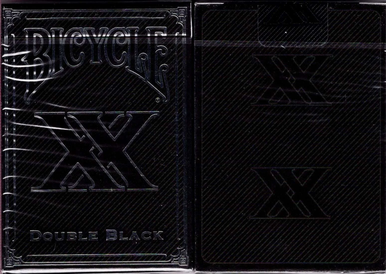 Double Black XX Bicycle Playing Cards