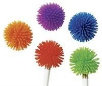 Dozen Ball Pencil Tops Fidget